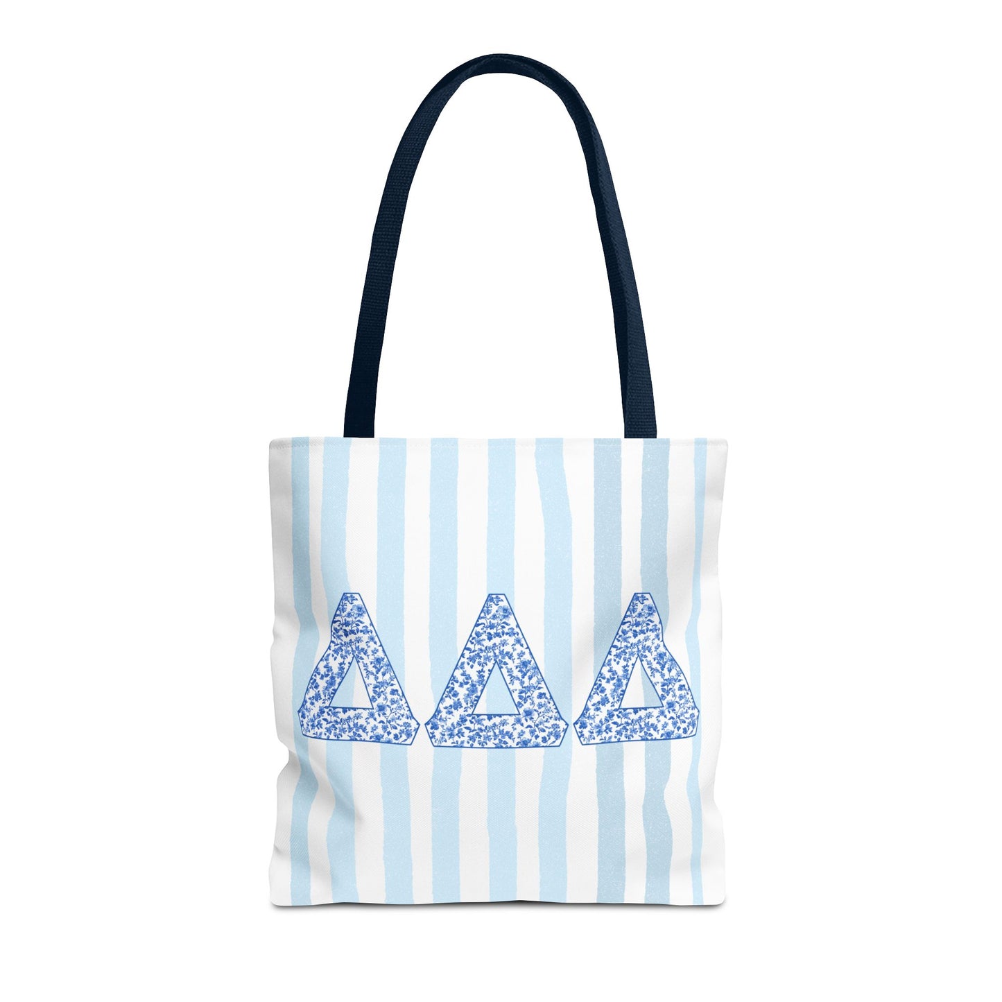 Delta Sorority Style Gift | Floral Sorority Inspired Tote Bag |  Greek Life Bag | Big Little Reveal | Cute Campus Tote, Cute Bid Day Bag