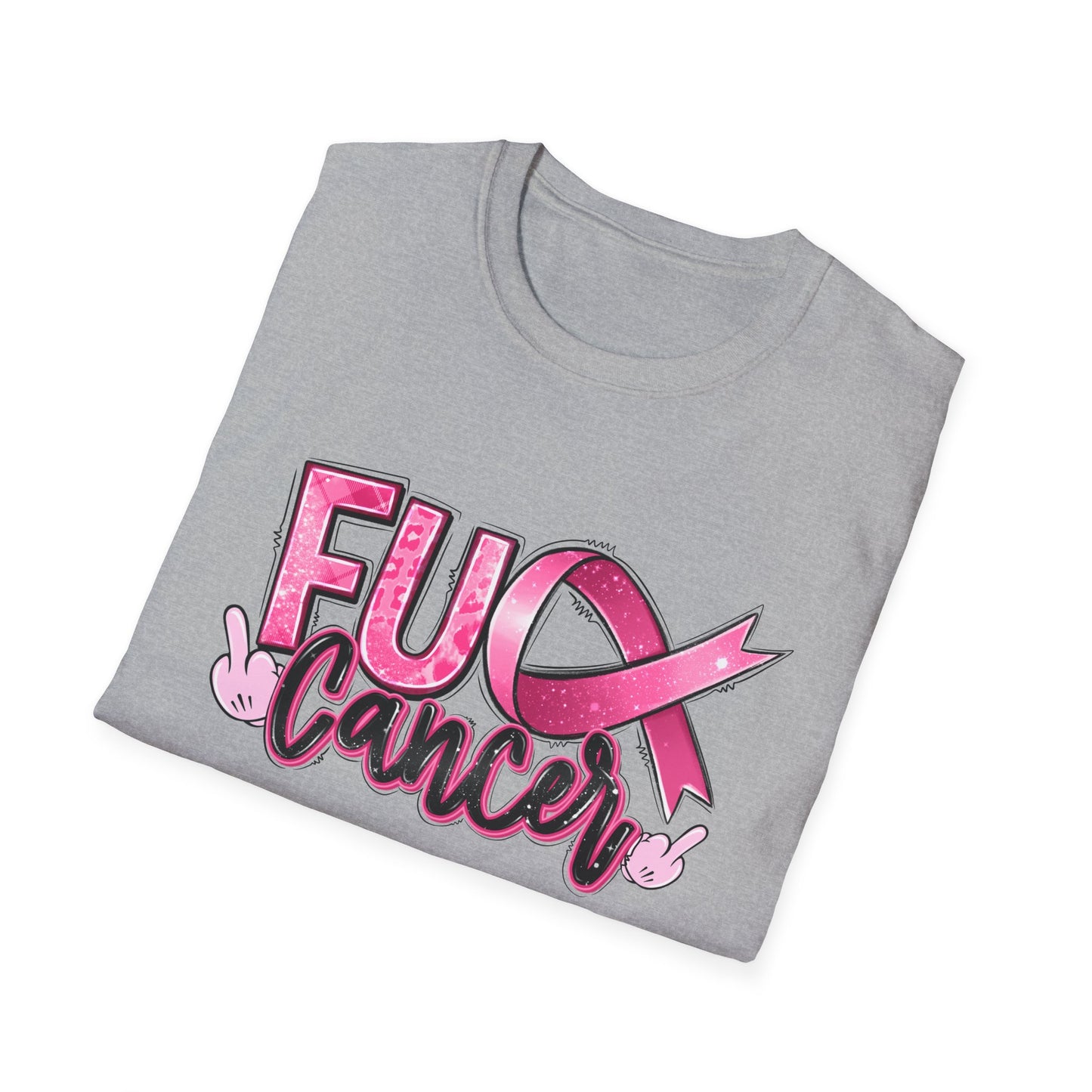 Breast Cancer Awareness, Breast Cancer, Faith, Hope Cure Inspired Softstyle T-Shirt, Cancer Awareness Shirt, Support Squad