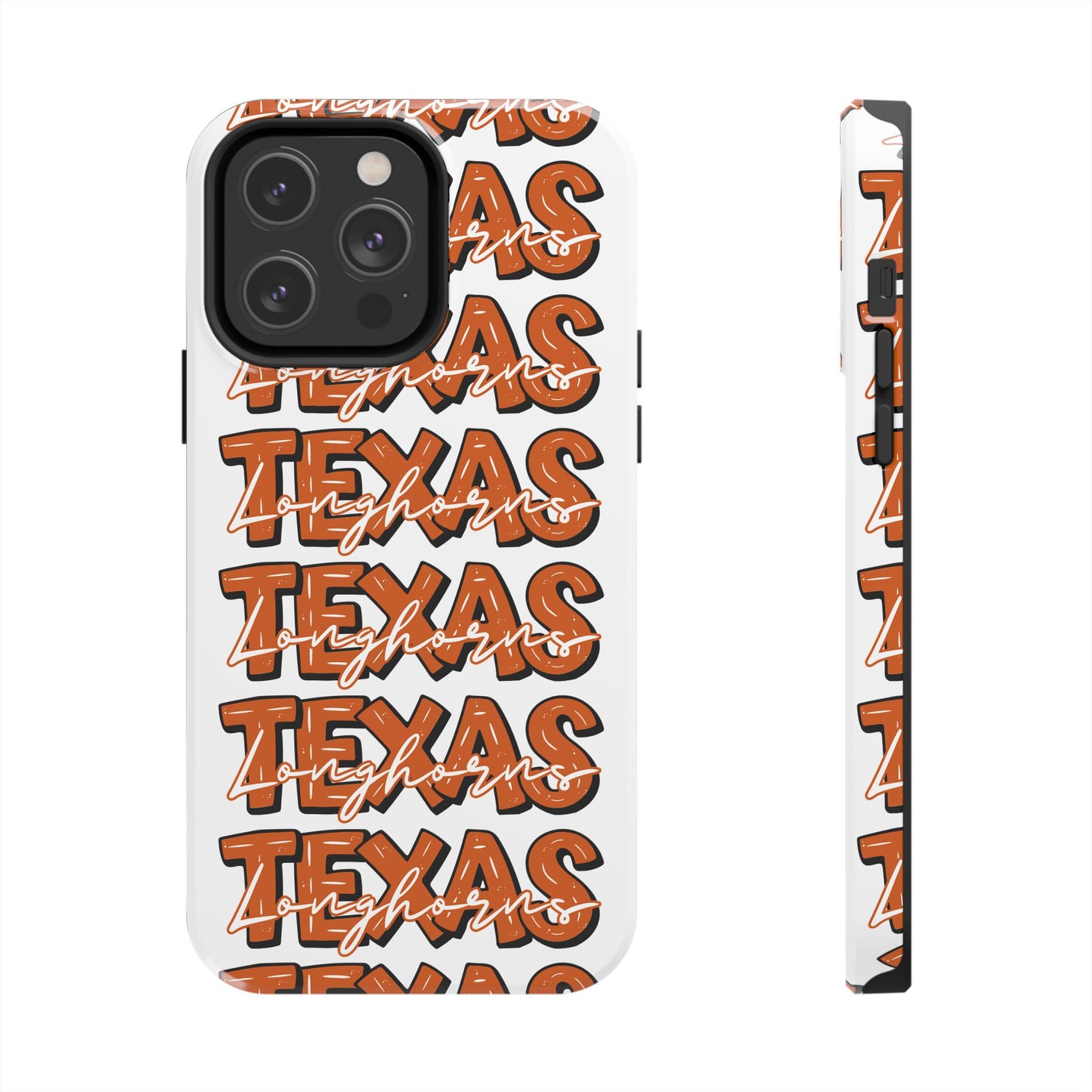 Texas Longhorn Tough Phone Case, Durable iPhone Cover for Texas Lovers, Unique Gift for Graduates, College Students, Southern Pride