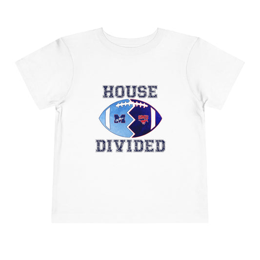 House Divided Toddler Shirt | Football Tee | Mixed College Family Shirt | Cute Game Day Outfit for Kids