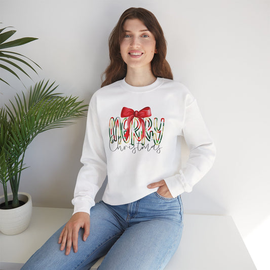 Christmas Crewneck Sweatshirt, Holiday Sweatshirt, Merry Christmas, Xmas Pullover, Festive Sweater Gift