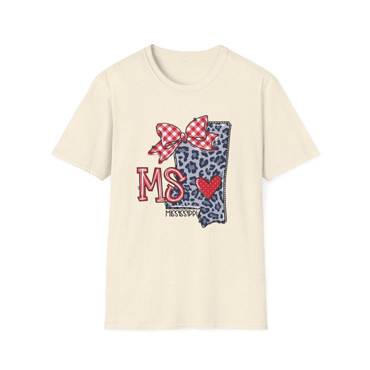 Mississippi Love Softstyle T-Shirt, Unisex Graphic Tee, Perfect Gift for Mississippi lovers, Casual Wear