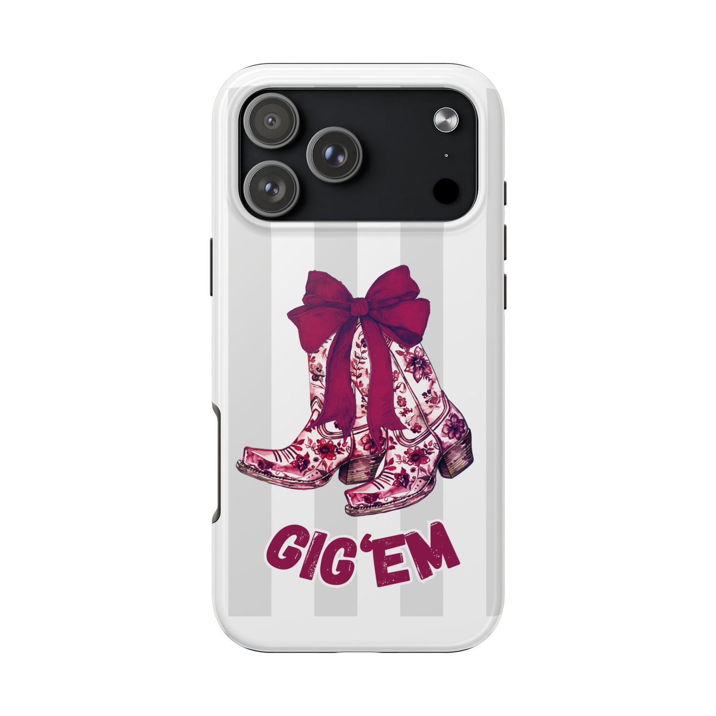 Aggies Tough Phone Case, College Team Accessory, Texas, Student Gifts, Graduation Gift