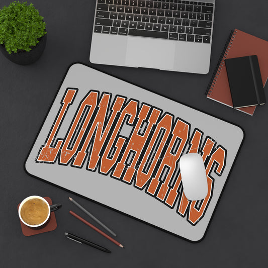 Texas Pride Desk Mat | Rustic Collegiate Style Mouse Pad