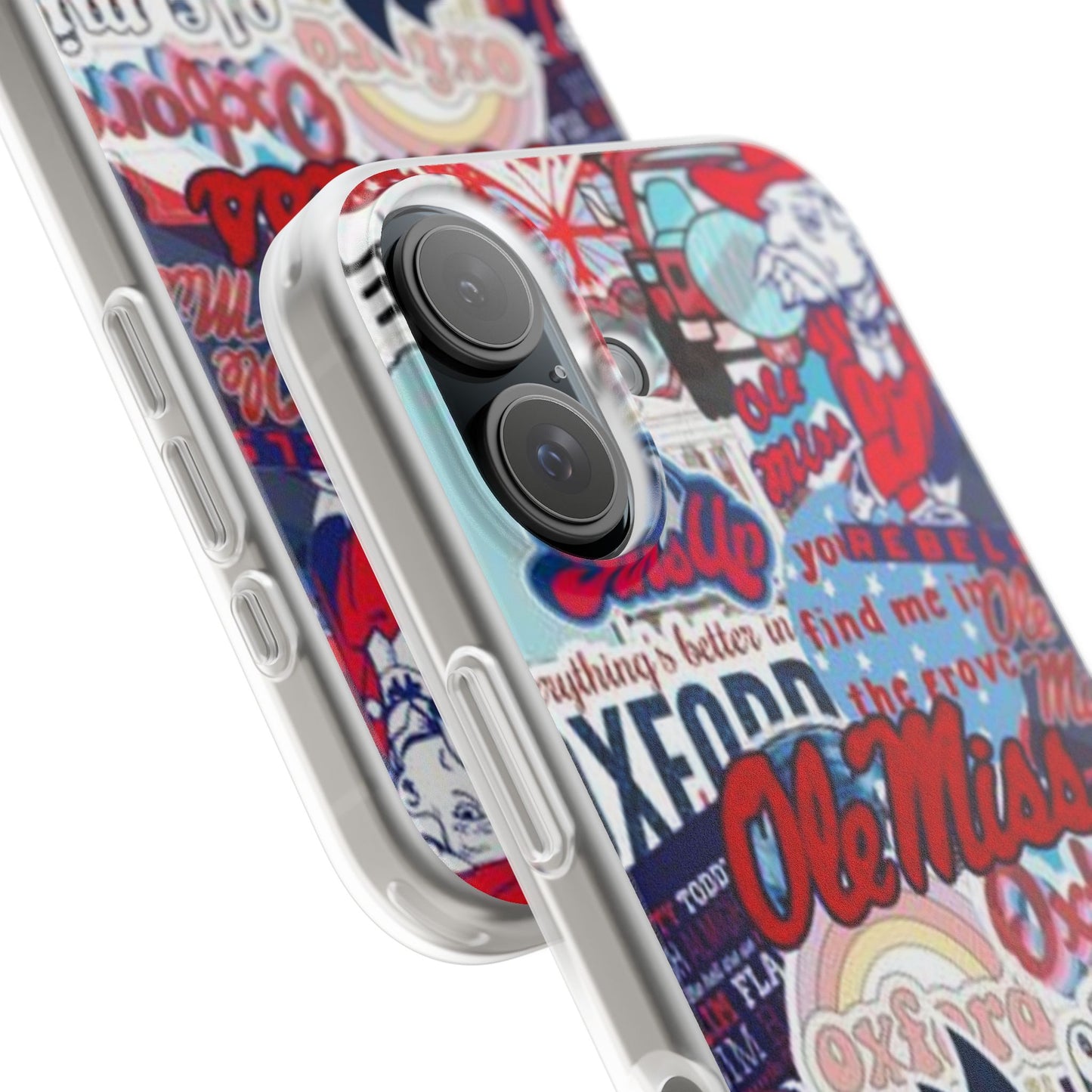 Ole Miss Pride Flexi Cases - Trendy Phone Cover for Fans, College Gear, Stylish Protection, Gift for Students, School Spirit Accessories