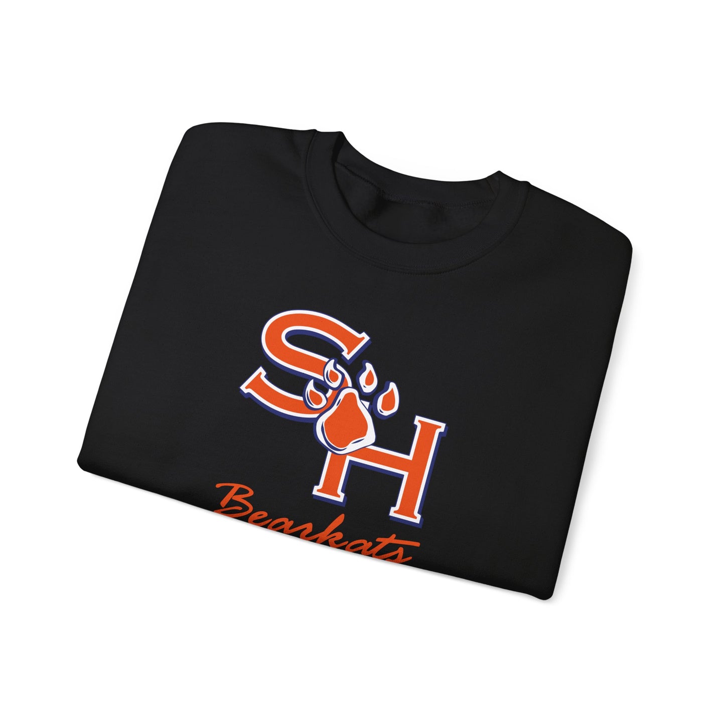 Sam Houston State University Sweatshirt | Bearkat Sleeve Print, Sam Houston State Crewneck | Printed Sleeve Game Day Sweatshirt, Bearkats