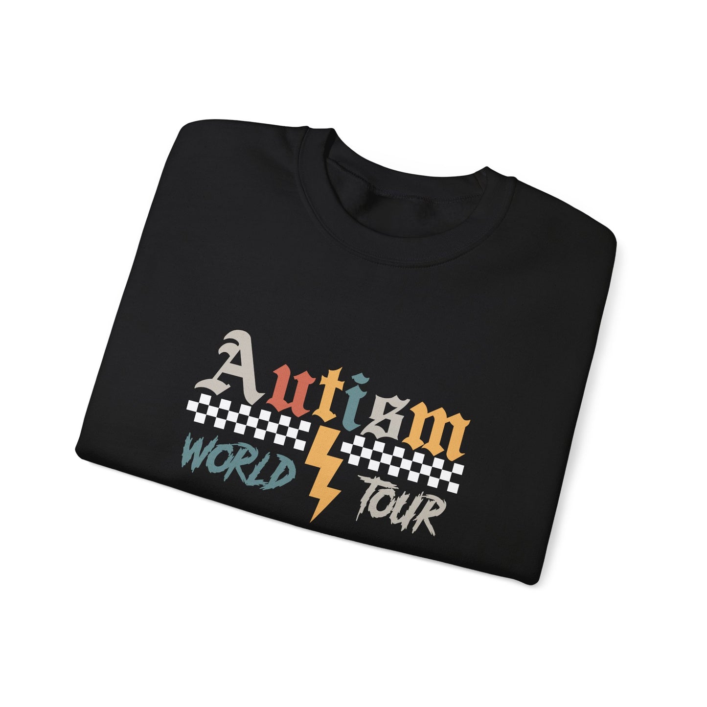 Autism Awareness Crewneck Sweatshirt, Unisex Sweatshirt, Gift for Autism Support, Love Needs No Words, Awareness Apparel
