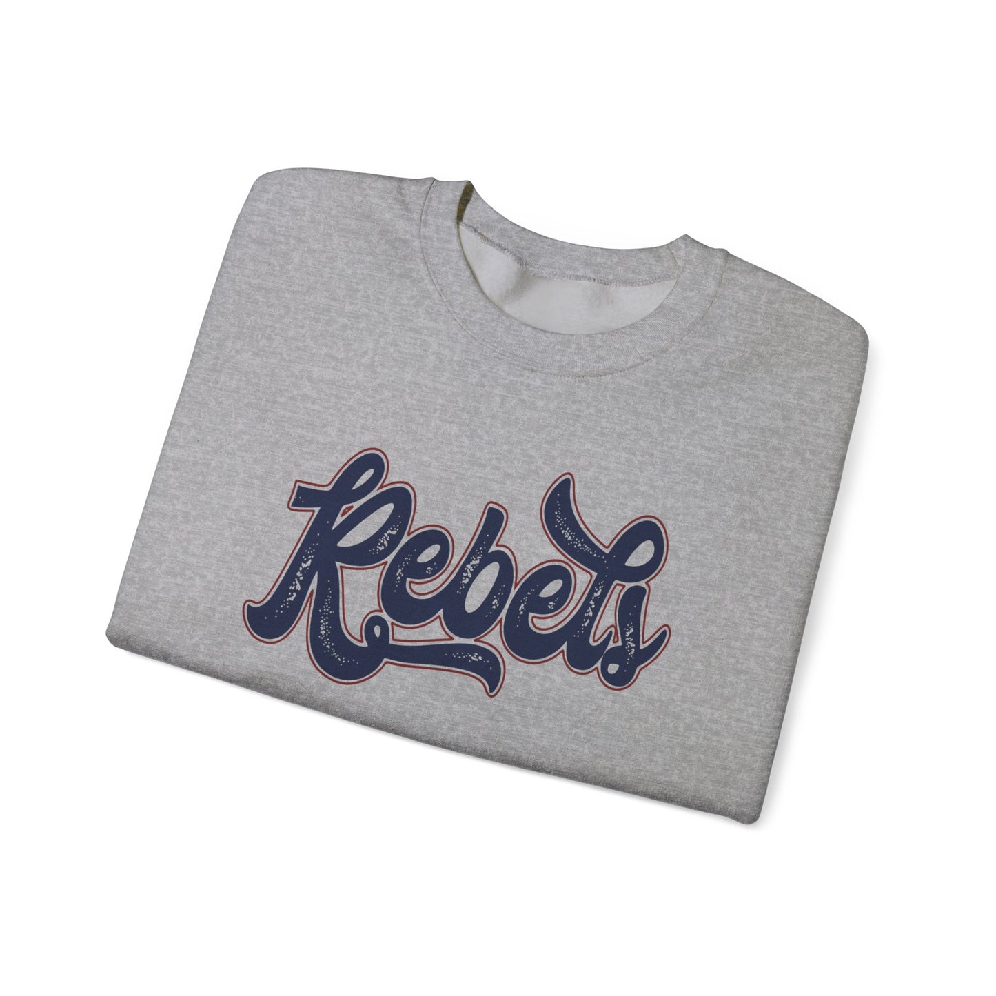 Ole Miss Rebels Retro Crewneck Sweatshirt | University of Mississippi Game Day Sweatshirt | Vintage College Apparel