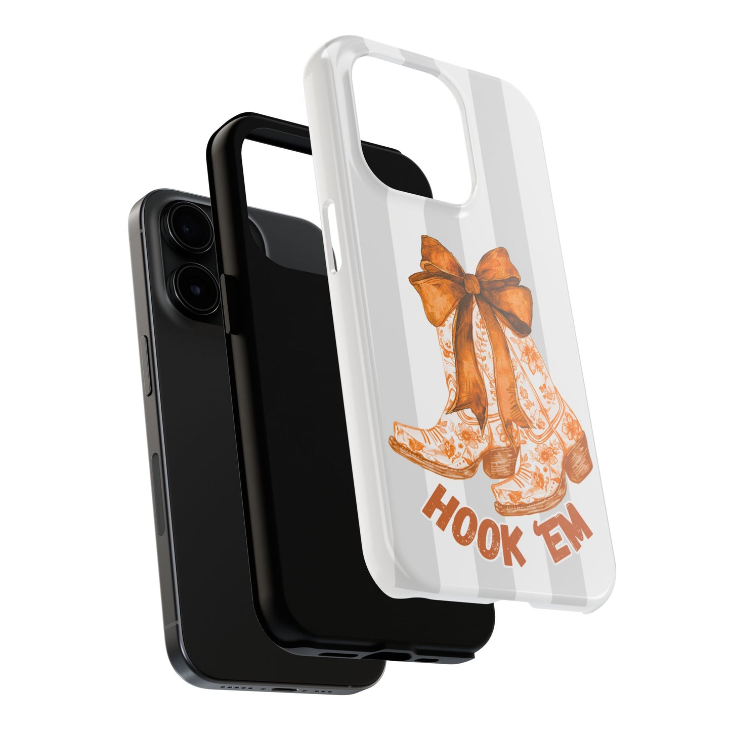 Texas Tough Phone Case, College Team Accessory, Longhorns, Graduation Gift, Student Gifts