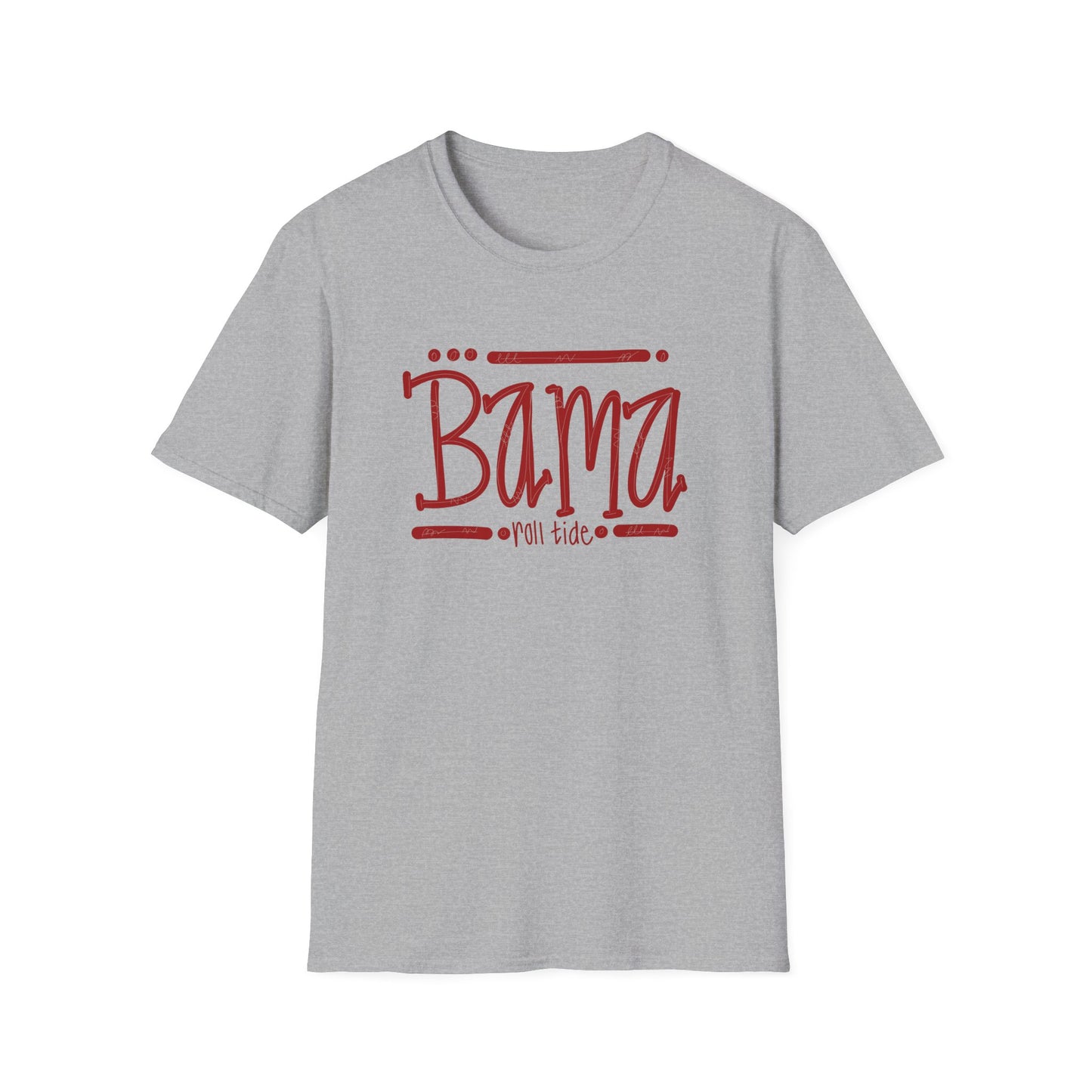 Bama Tee | Southern Game Day Shirt | Cute Alabama Football Spirit Shirt | Unisex Gildan Softstyle | Game Day Gear | Graduation Gift