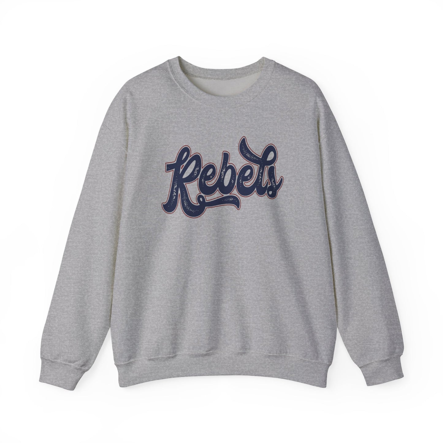 Ole Miss Rebels Retro Crewneck Sweatshirt | University of Mississippi Game Day Sweatshirt | Vintage College Apparel