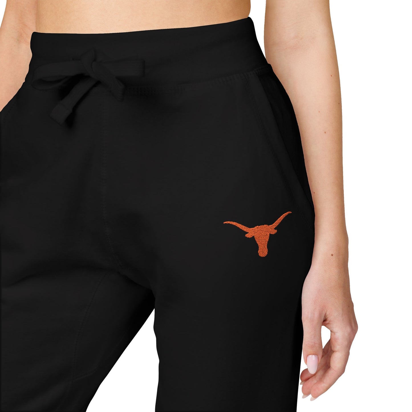 Embroidered Texas Unisex Fleece Sweatpants | Texas Game Day Loungewear | Matching Crewneck Sold Separately
