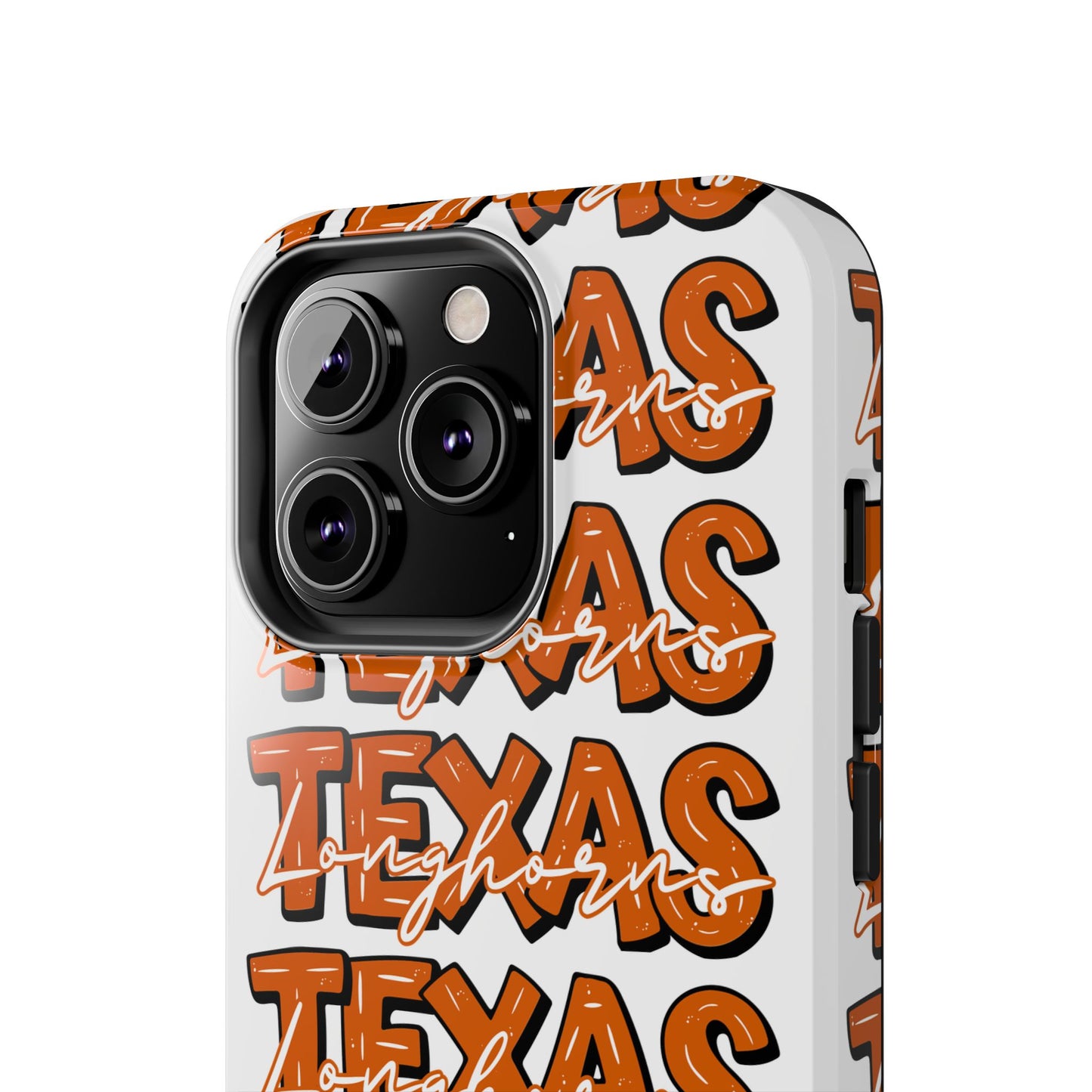 Texas Longhorn Tough Phone Case, Durable iPhone Cover for Texas Lovers, Unique Gift for Graduates, College Students, Southern Pride